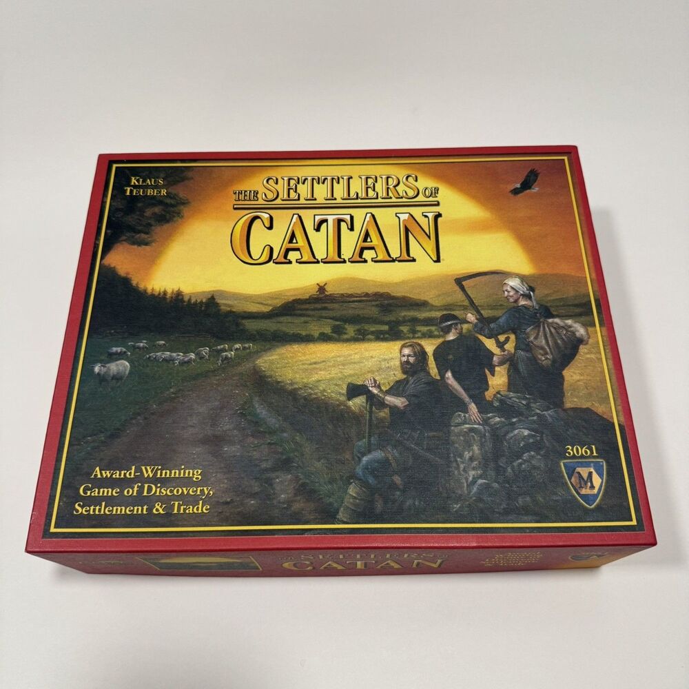 The SETTLERS OF CATAN Board Game 3061 Complete 2007 Mayfair Games Klaus Teuber